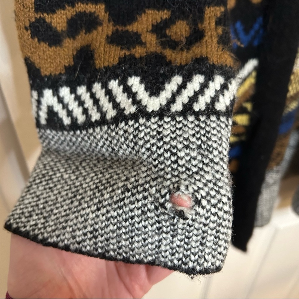 Anthropologie Marseille Leopard Cardigan - Picture 10 of 15
